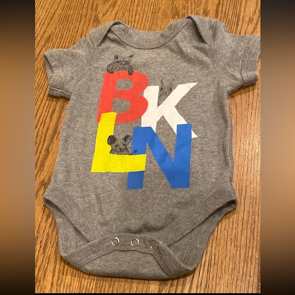Brooklyn Industries Artist Series Gender Neutral Short Sleeve Onesie 12-18m